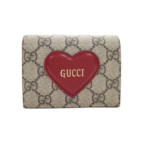 Gucci Heart Supreme GG Wallet Motif Bifold - Picture 1 of 5